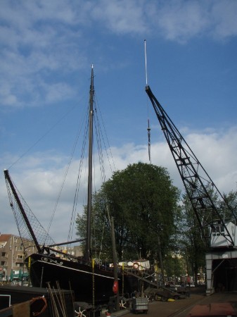 De Anita Jacoba op de Koningspoortwerf in Rotterdam, september 2009